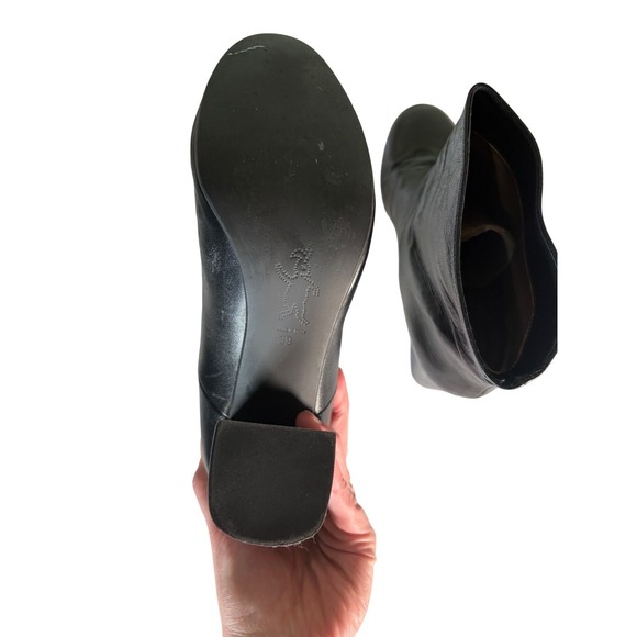 Marni Black Leather Block Heel Ankle Boots Size IT 39 size 9 - Picture 12 of 15